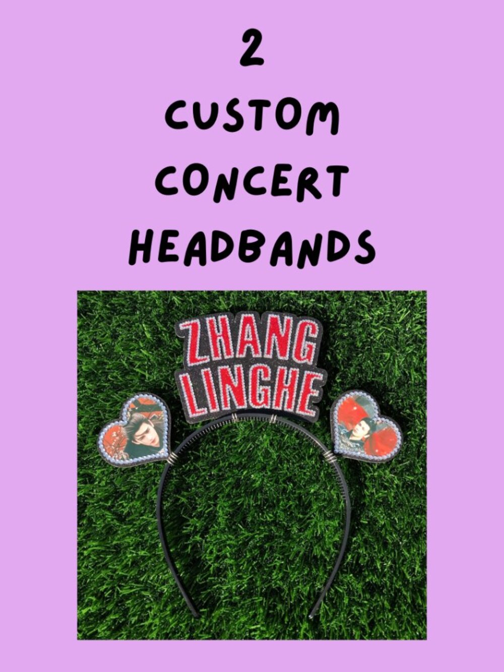 2 Custom Jungkook BTS Headbands